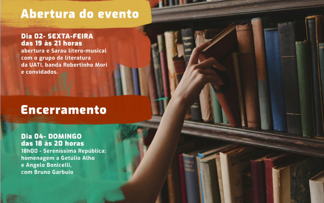 PROGRAMAÇÃO COMPLETA DO III FESTIVAL DO LIVRO