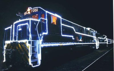 Trem Iluminado de Natal passa por São Carlos dia 11 de dezembro