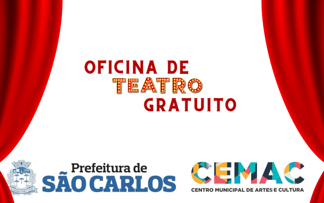 INTENSIVÃO DE TEATRO – GRATUITO!